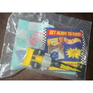 McDonald's Happy Meal Hot Wheels 1992 Yellow Dragster